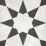 Form in Monochrome Stellar Deco Tile