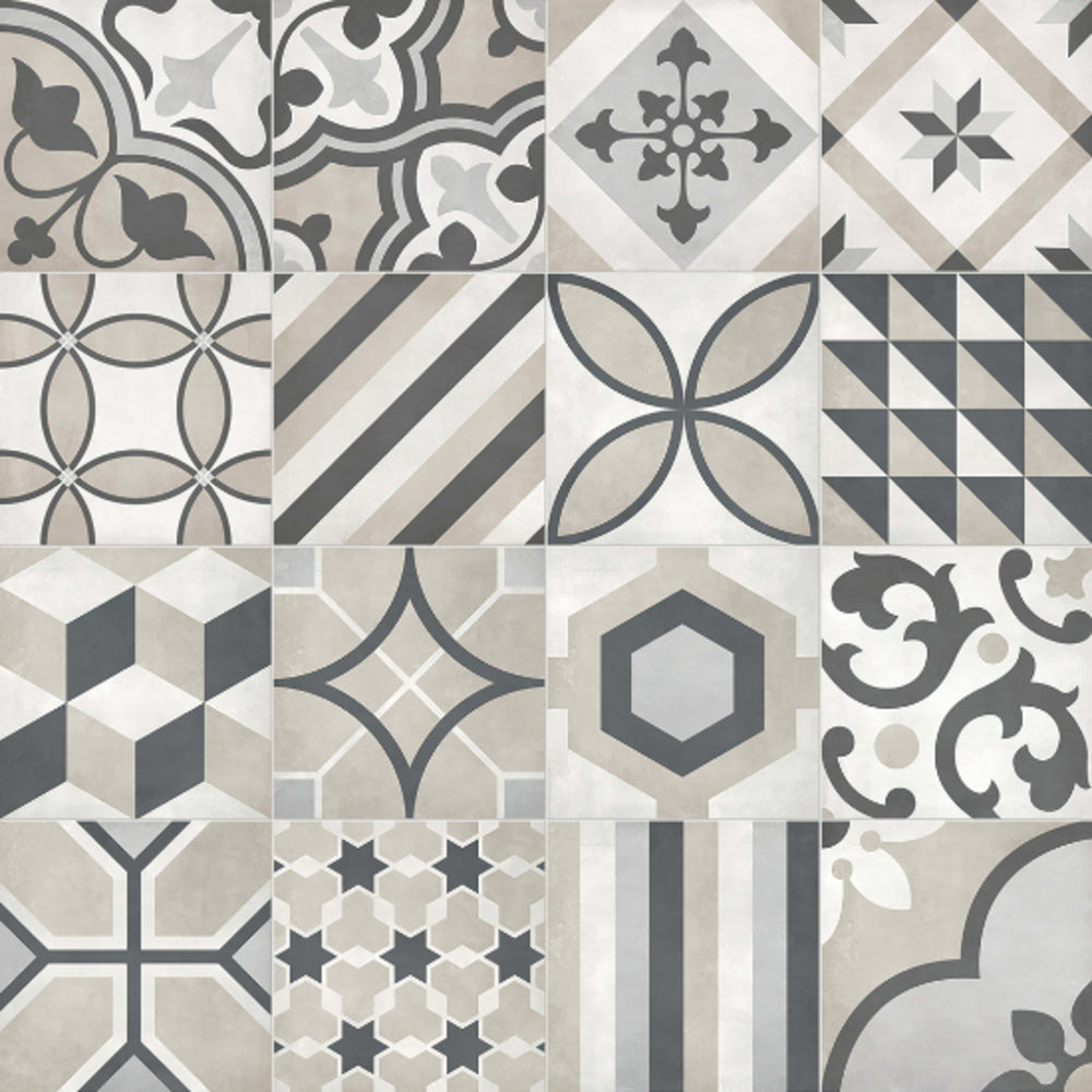 Form in Sand Blend Deco Tile