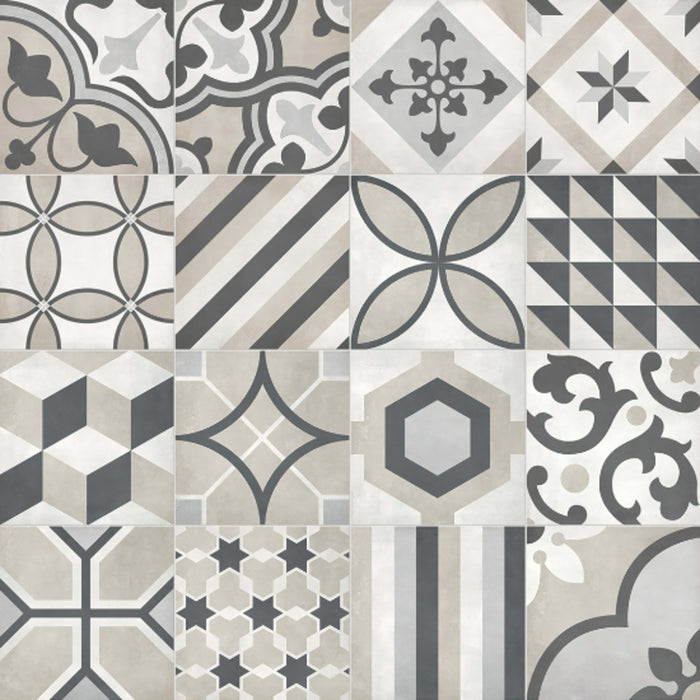 Form in Sand Blend Deco Tile