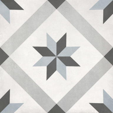 Form in Tide Compass Deco Tile