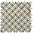Flower in Ming Green-Red Marble-Thassos White Natural Stone
