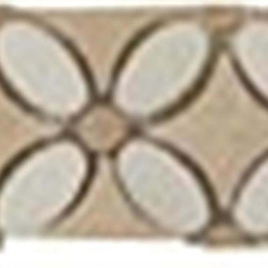 Flower in Thassos White-Emperador Light-Crema Marfil Listello Natural Stone