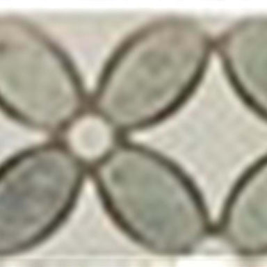 Flower in Ming Green-Thassos White-Thassos White Listello Natural Stone