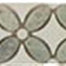 Flower in Ming Green-Thassos White-Thassos White Listello Natural Stone