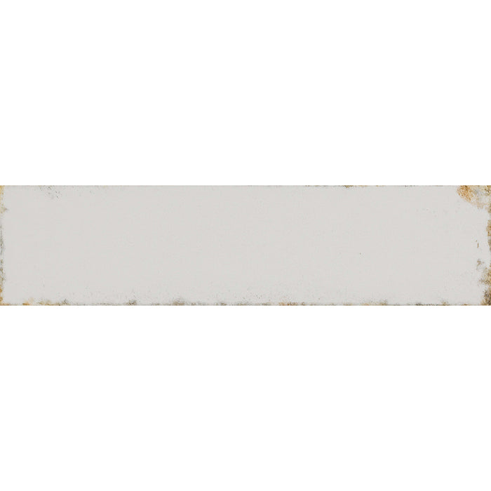 Storied in Cotton White Tile