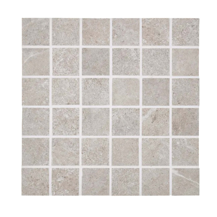 Futura in Greige Mosaic Tile