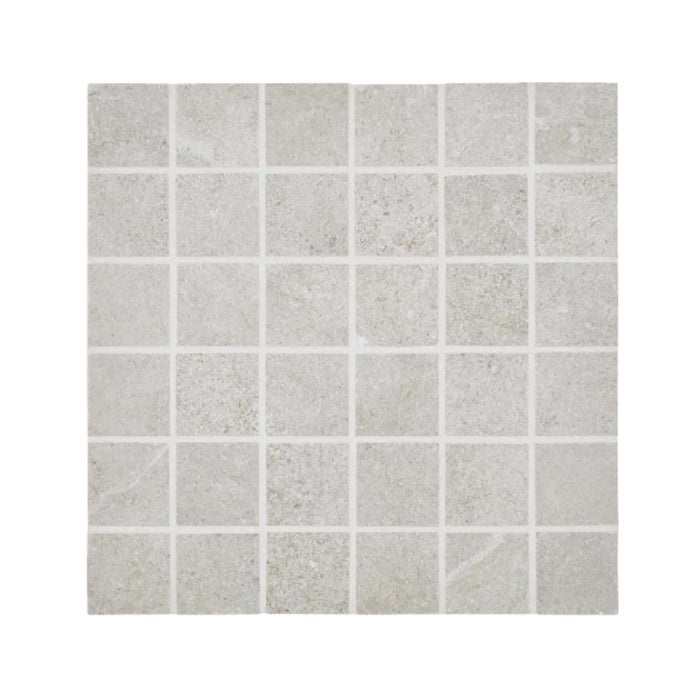 Futura in Silver Mosaic Tile