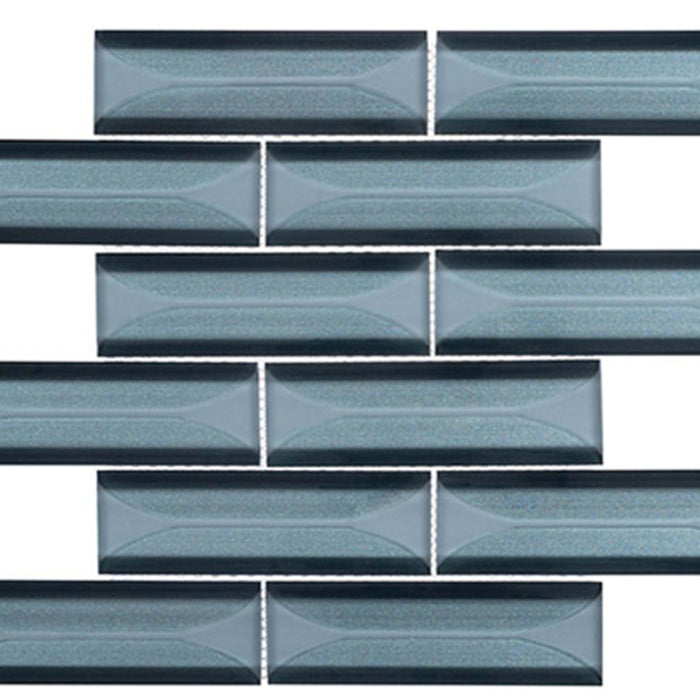 Frey Facade Collection in Valley Tram Glass Tile