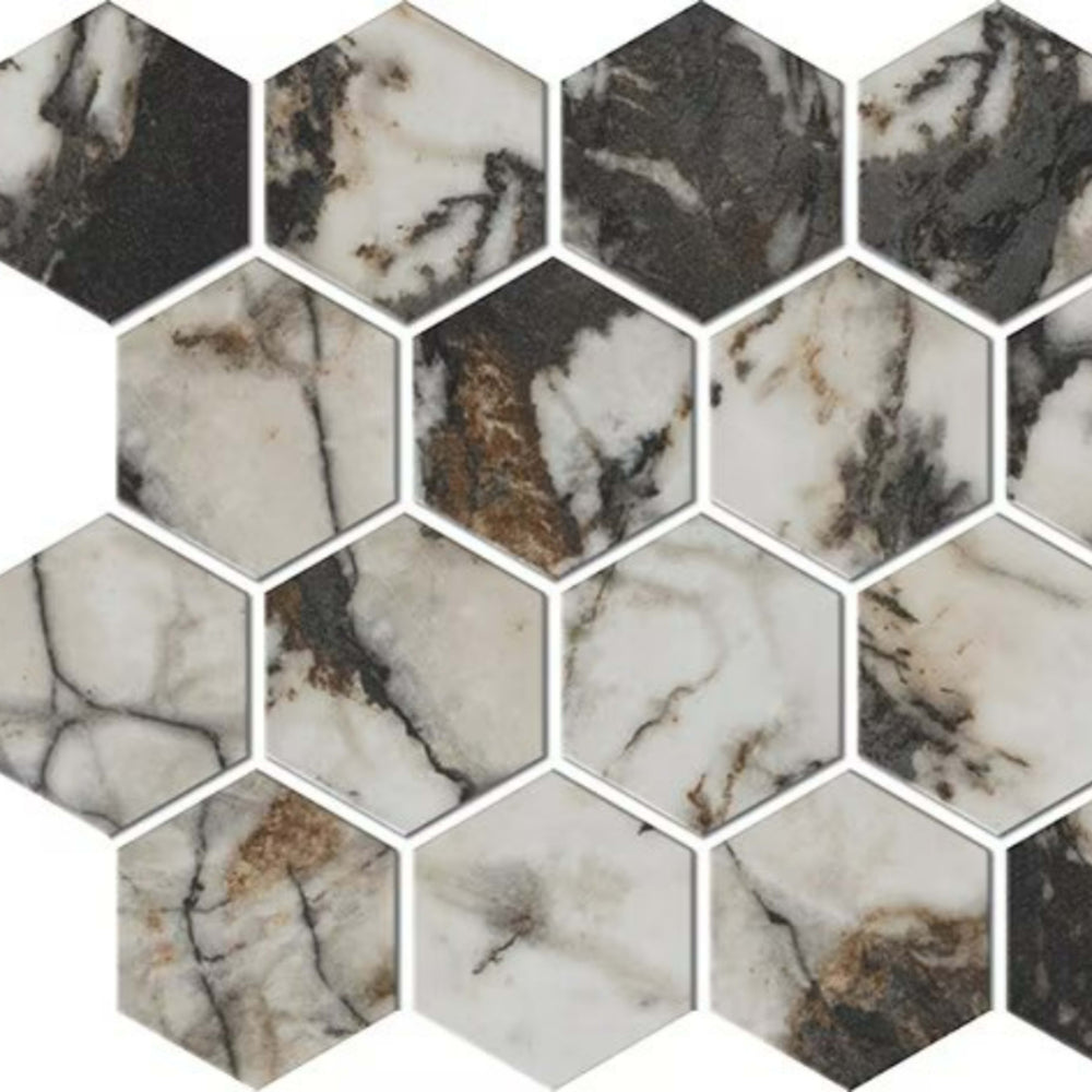 Foyer in Contrast-Hex Tile