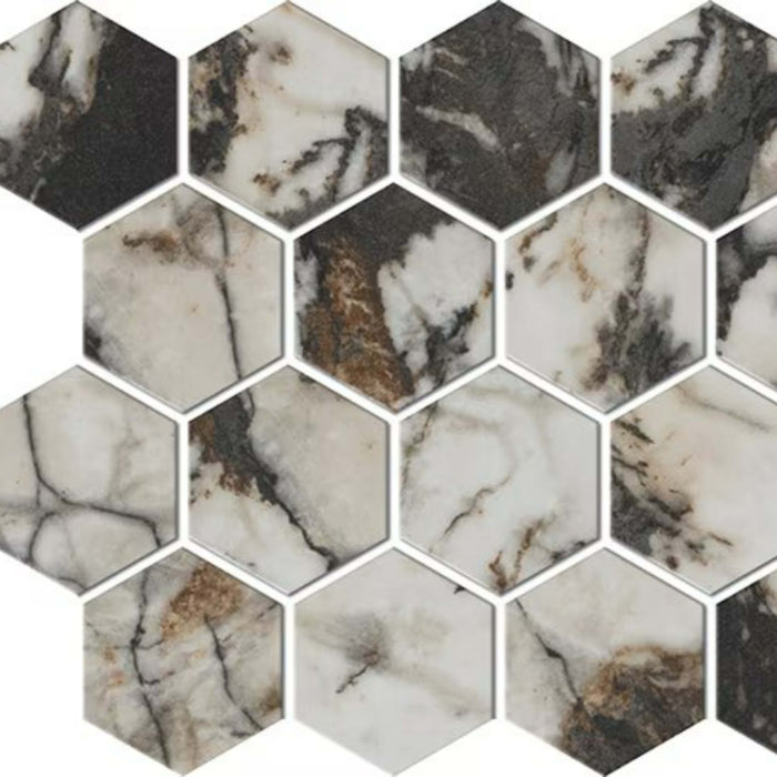 Foyer in Contrast-Hex Tile