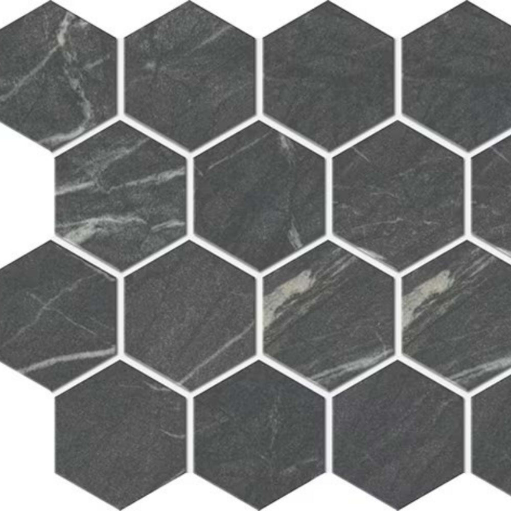 Foyer in Steely-Hex Tile