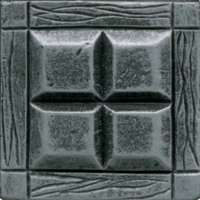 Armor in Forged Steel - Deco 0.5 X 12 - Style 4 Metal Tile