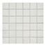 Fray Metal in White Mosaic Tile