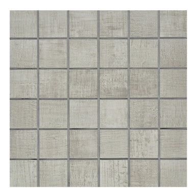 Fray Metal in Gray Mosaic Tile