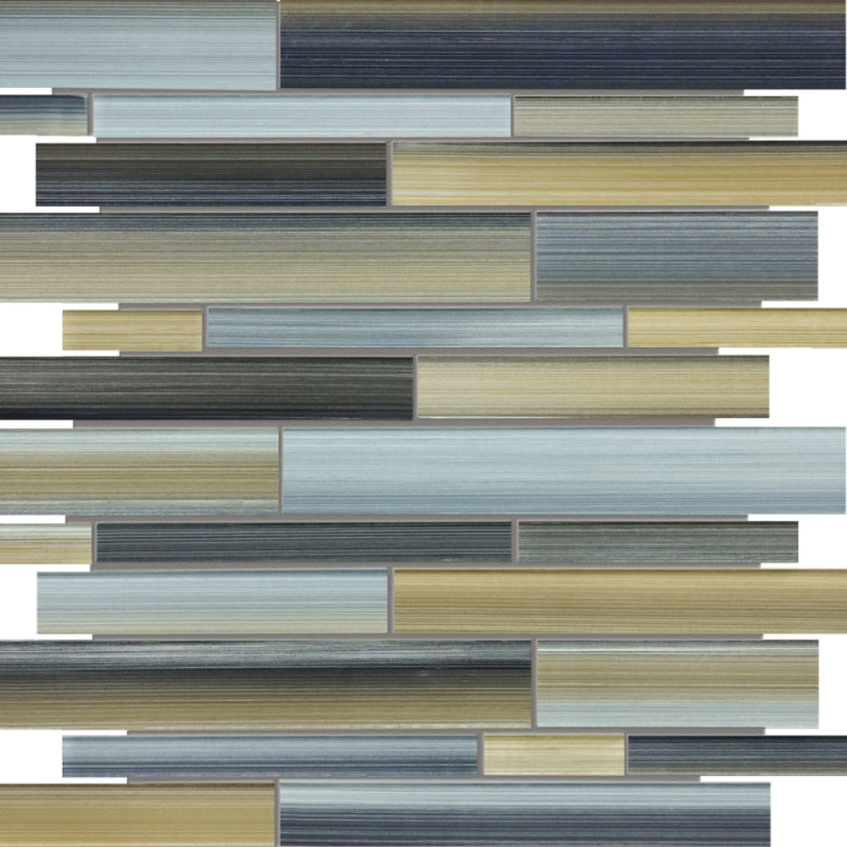 Fusion in Oxide Random Strip Mosaic Glass Tile — Atlanta Flooring ...