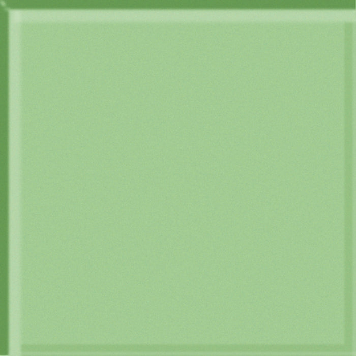 Glass Blox in Lime Shimmer 4"x4" Glass Tile