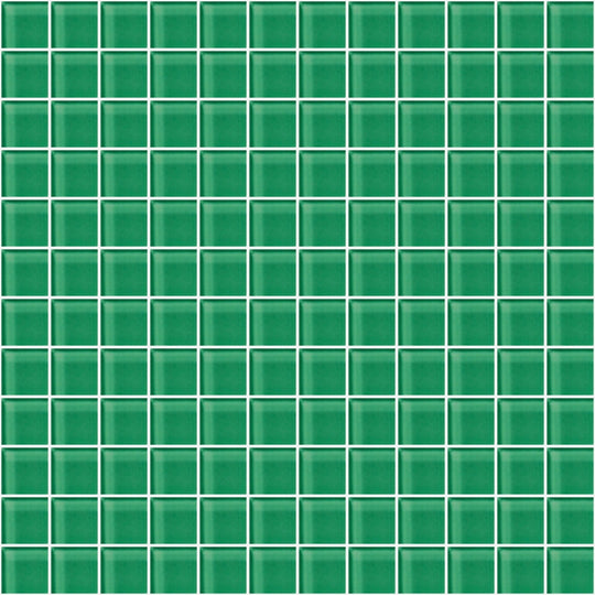 Glass Blox in Green Glow 1"x1"