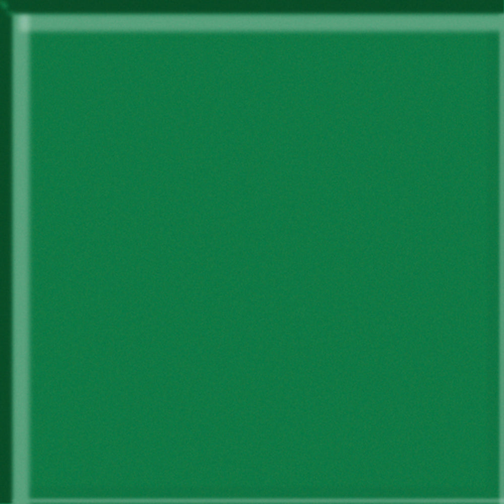 Glass Blox in Green Glow 4"x4" Glass Tile