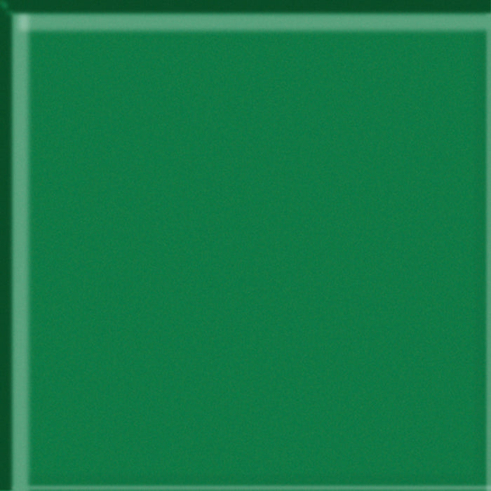 Glass Blox in Green Glow 4"x4" Glass Tile