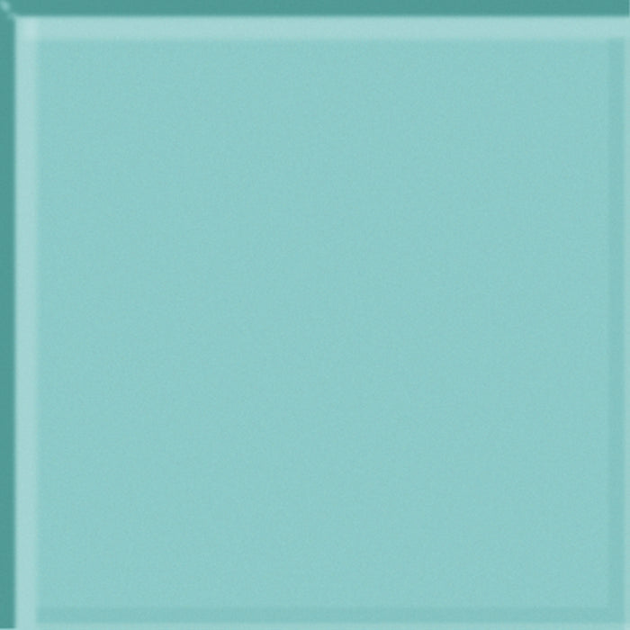 Glass Blox in Aqua Gleam 4"x4" Glass Tile