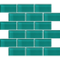 Glass Blox in Jade Lustre 2"x4" Glass Tile