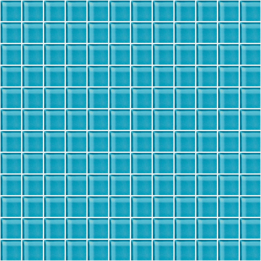 Glass Blox in South Sea 1"x1" Glass Tile