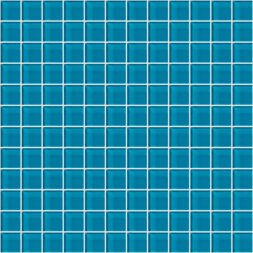 Glass Blox in Mermaid 1"x1" Glass Tile