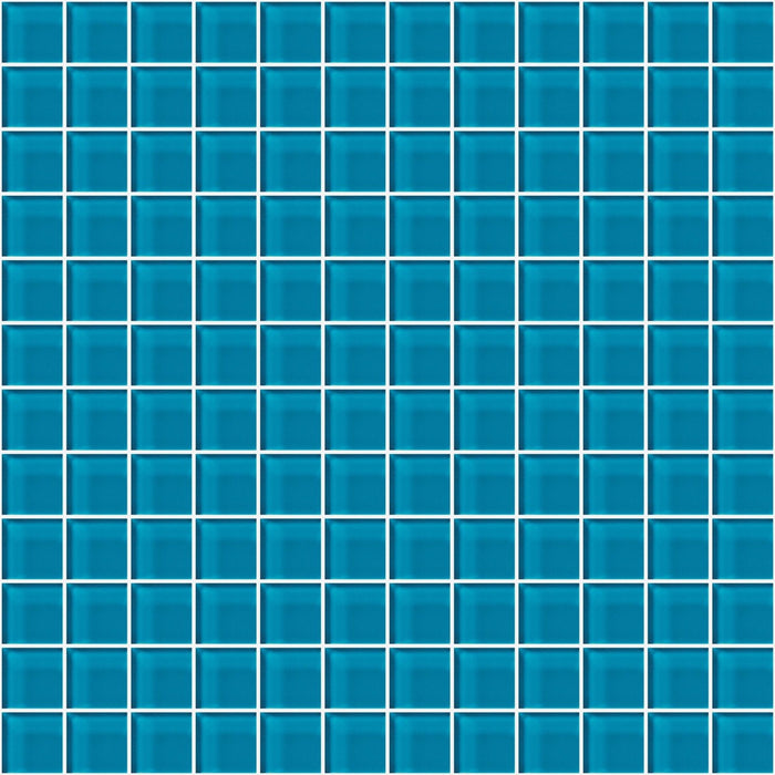 Glass Blox in Mermaid 1"x1" Glass Tile