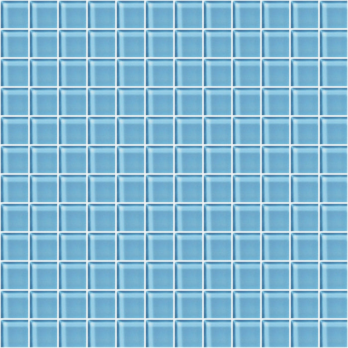Glass Blox in Glacier 1"x1" Glass Tile