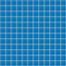 Glass Blox in Aegean 1"x1" Glass Tile