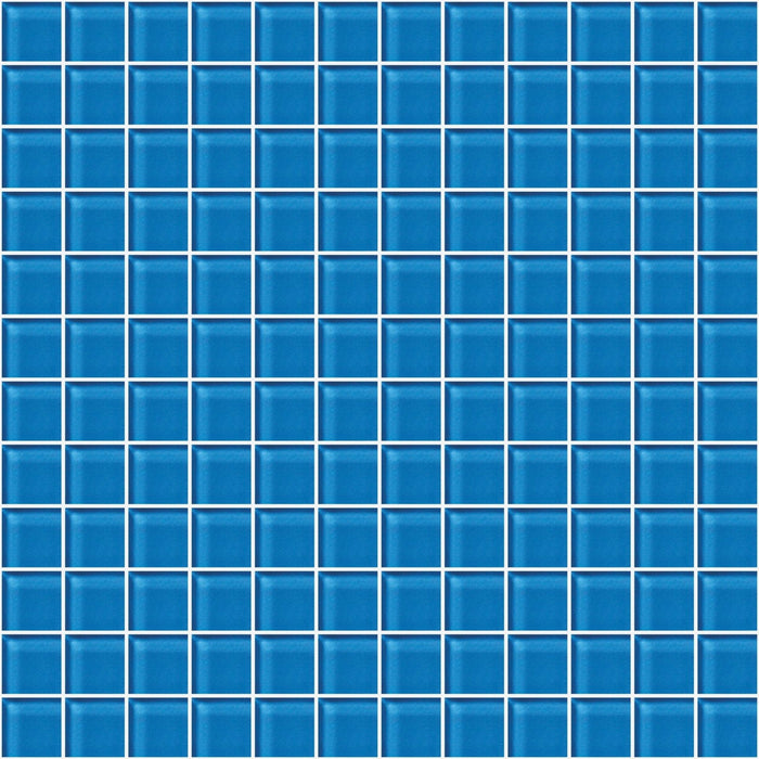 Glass Blox in Aegean 1"x1" Glass Tile