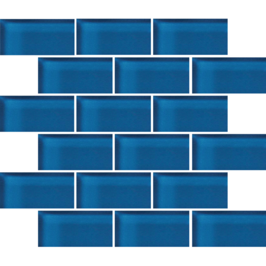Glass Blox in Sapphire 2"x4"