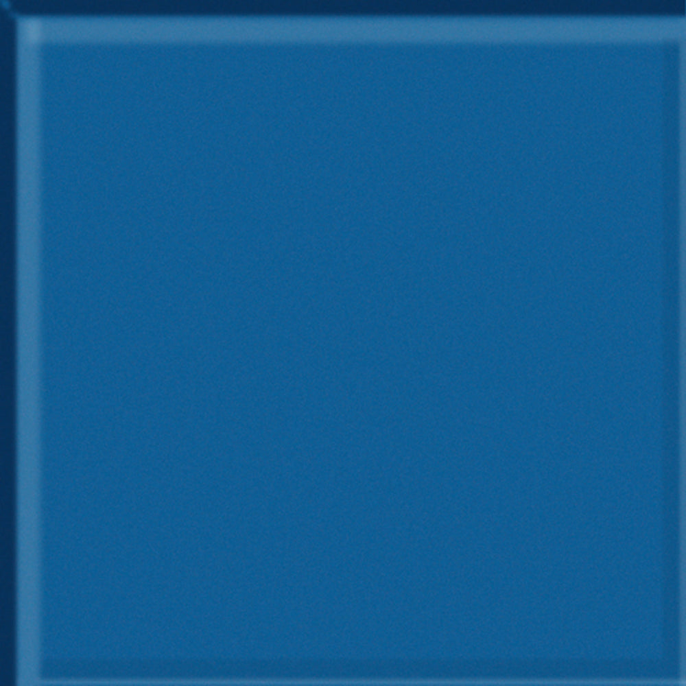 Glass Blox in Sapphire 4"x4" Glass Tile