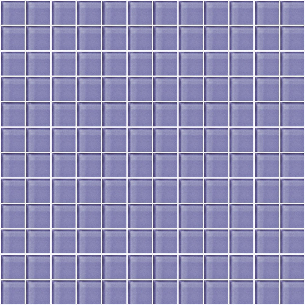 Glass Blox in Lilac Dew 1"x1" Glass Tile