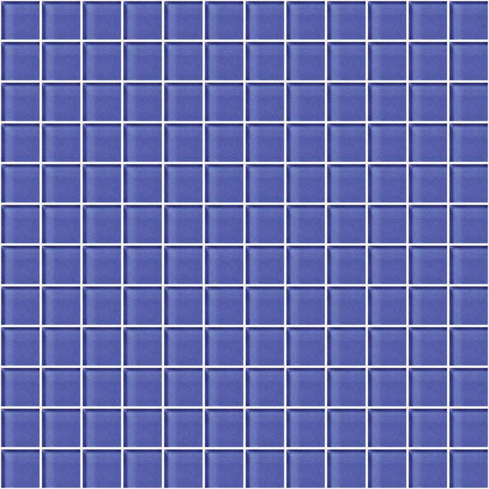 Glass Blox in Amethyst 1"x1" Glass Tile