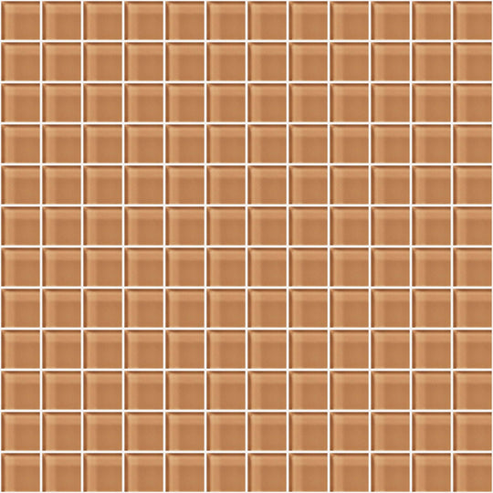 Glass Blox in Honey 1"x1"