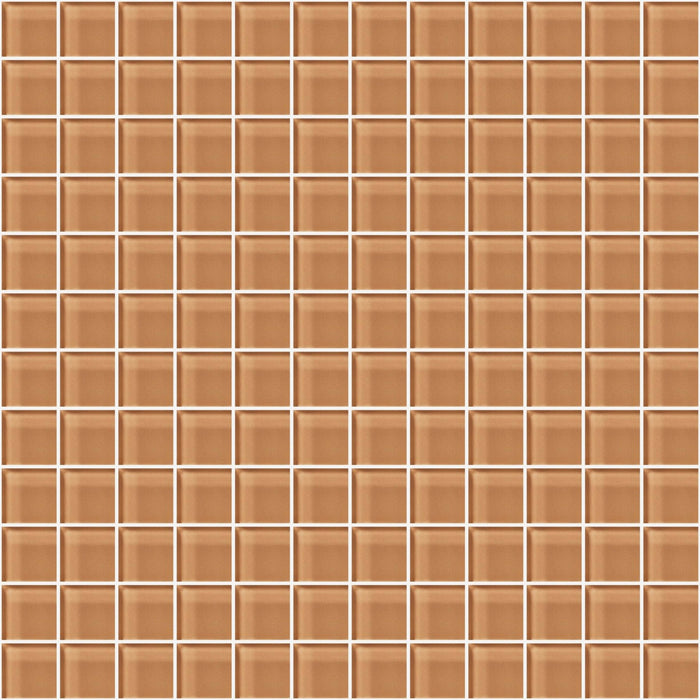 Glass Blox in Honey 1"x1" Glass Tile