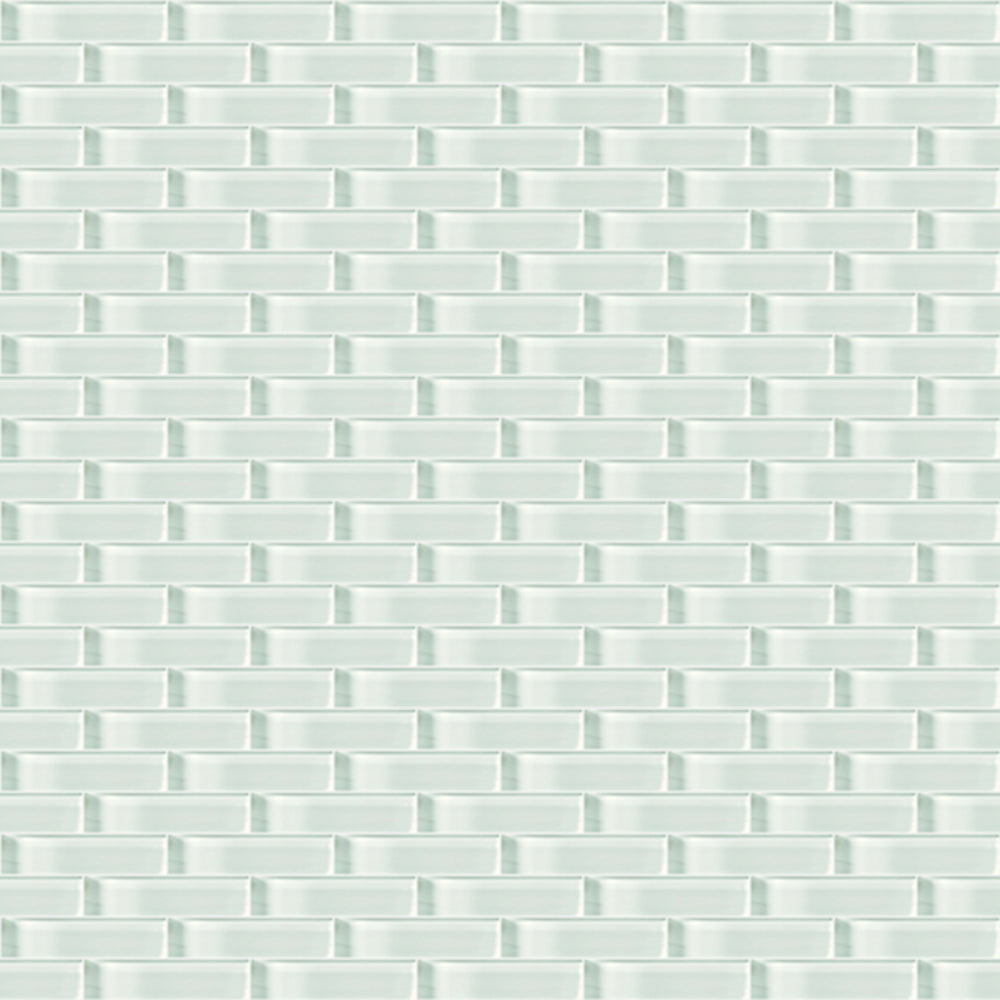 Glass Blox in Moon Beam 1/2"x2" Glass Tile
