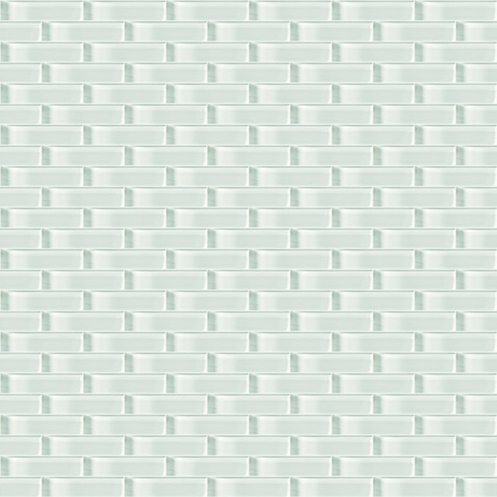 Glass Blox in Moon Beam 1/2"x2" Glass Tile