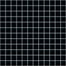 Glass Blox in Black Magic 1"x1" Glass Tile
