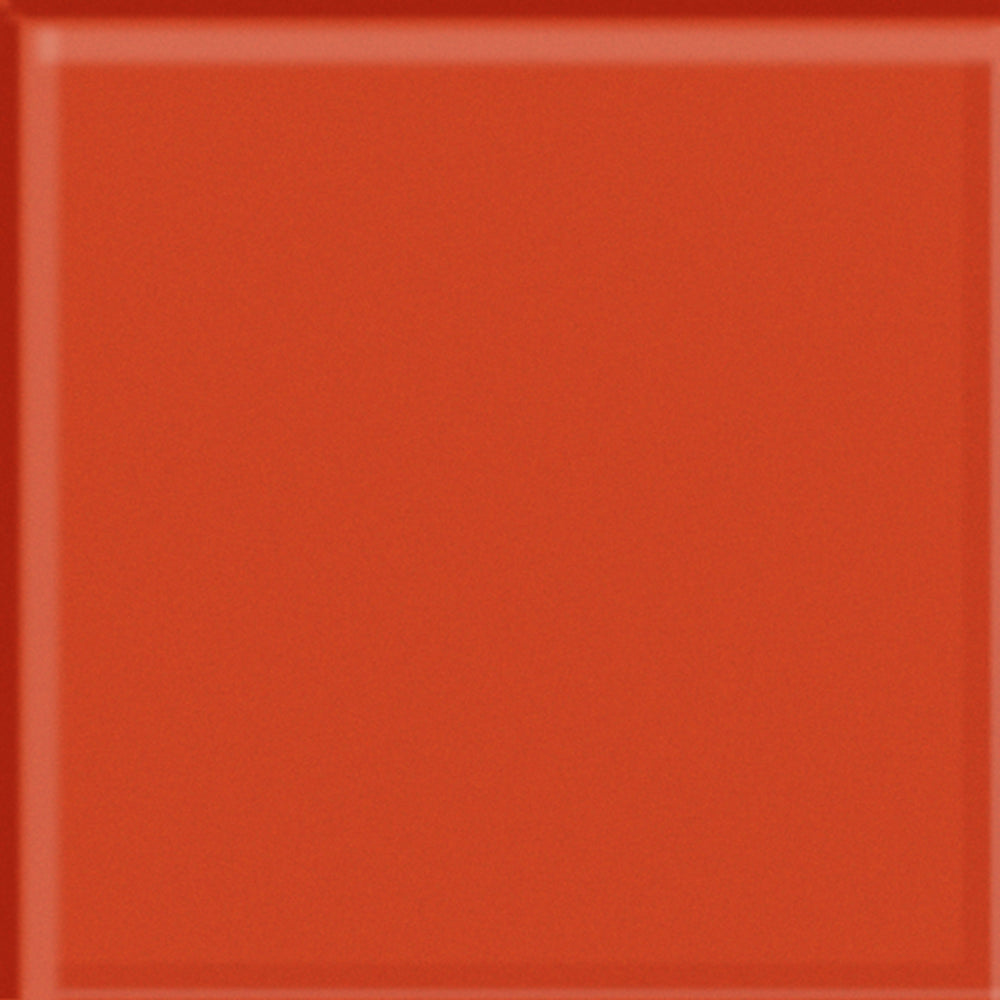 Glass Blox in Orange Sizzle 4"x4" Glass Tile