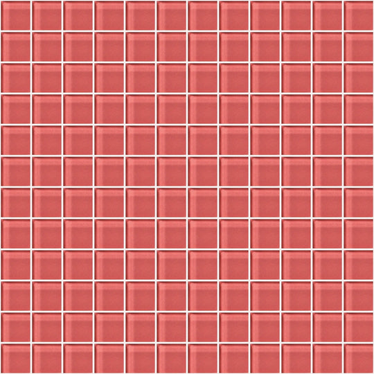 Glass Blox in Rose Aura 1"x1"