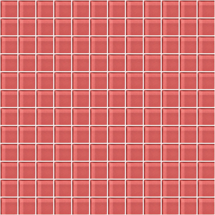 Glass Blox in Rose Aura 1"x1" Glass Tile
