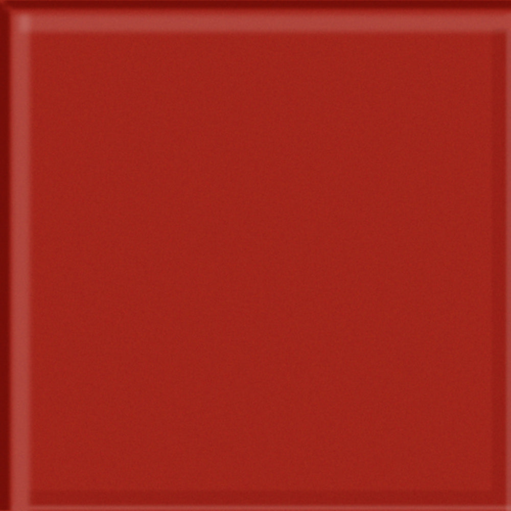 Glass Blox in Dazzle Red 4"x4" Glass Tile