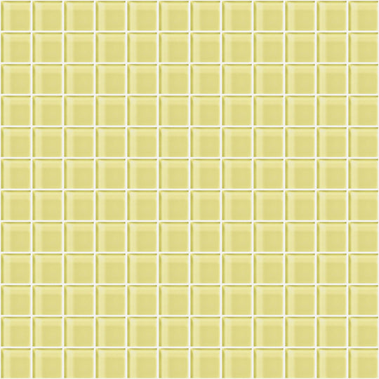 Glass Blox in Lemon Zest 1"x1"