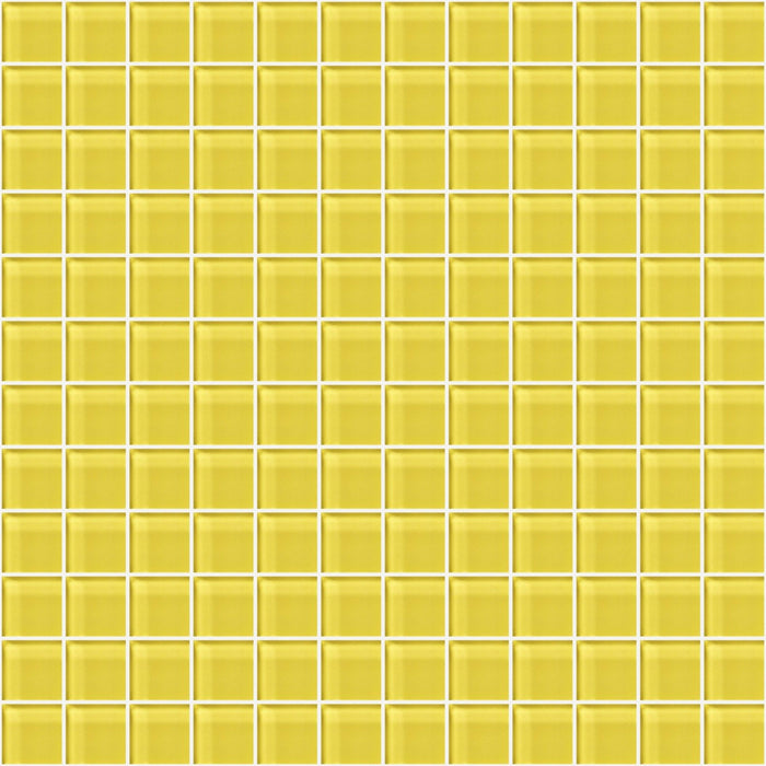 Glass Blox in Citrine 1"x1" Glass Tile