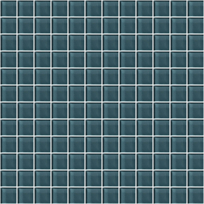Glass Blox in Ocean Air 1"x1" Glass Tile