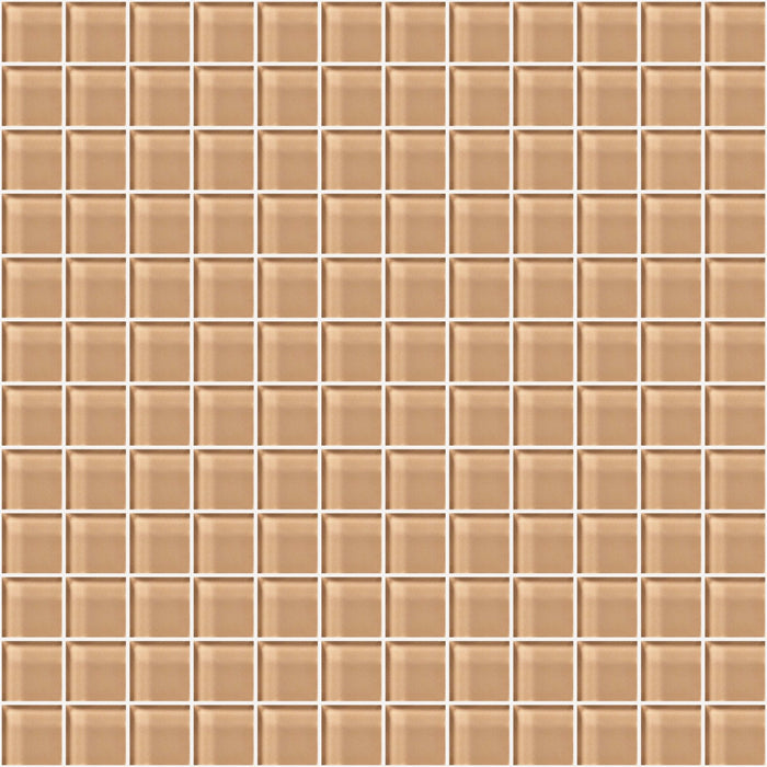 Glass Blox in Champagne 1"x1" Glass Tile