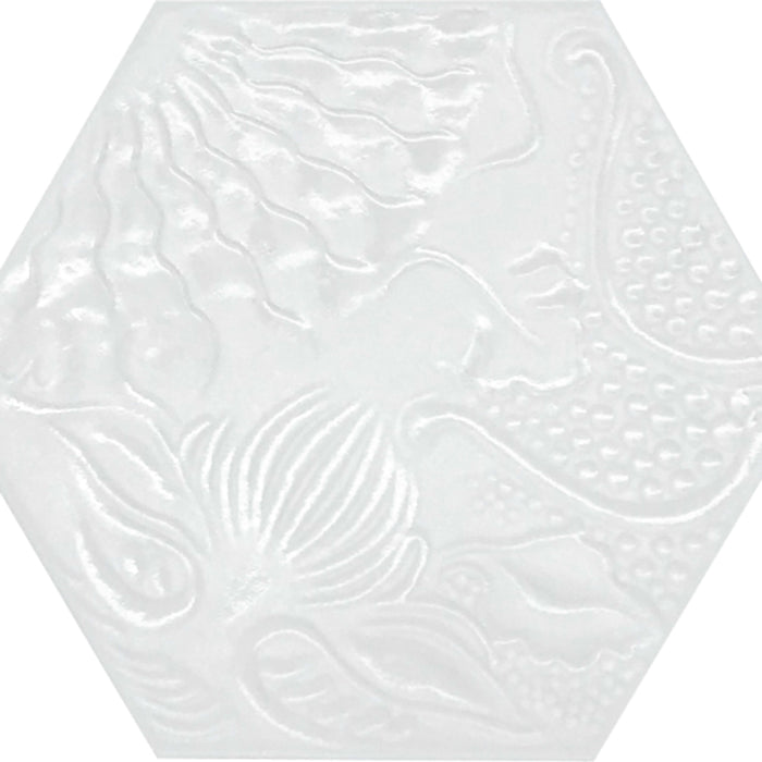 Gaudi in Lux White Tile