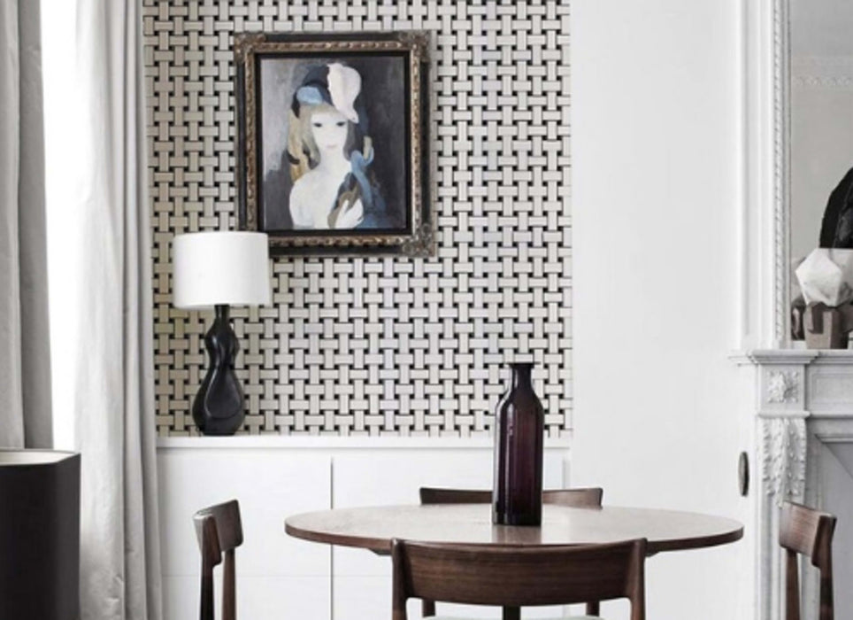 Basketweave in Black & White